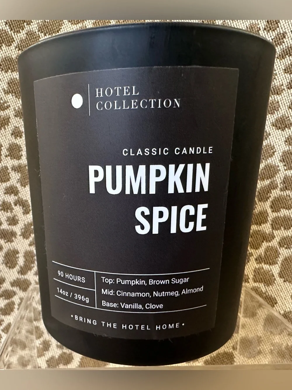 Hotel Collection Pumpkin Spice 14oz Candle~w Drawstring Bag~$50